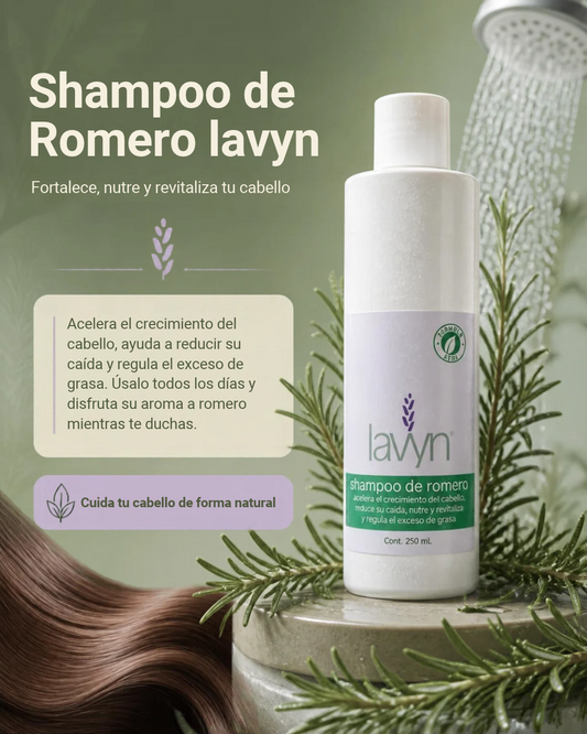 Cómo ayudar al cabello con shampoo y agua de romero